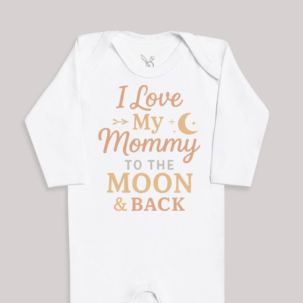 I Love My Mommy To The Moon And Back - Baby Bodysuit (Choice of Style)