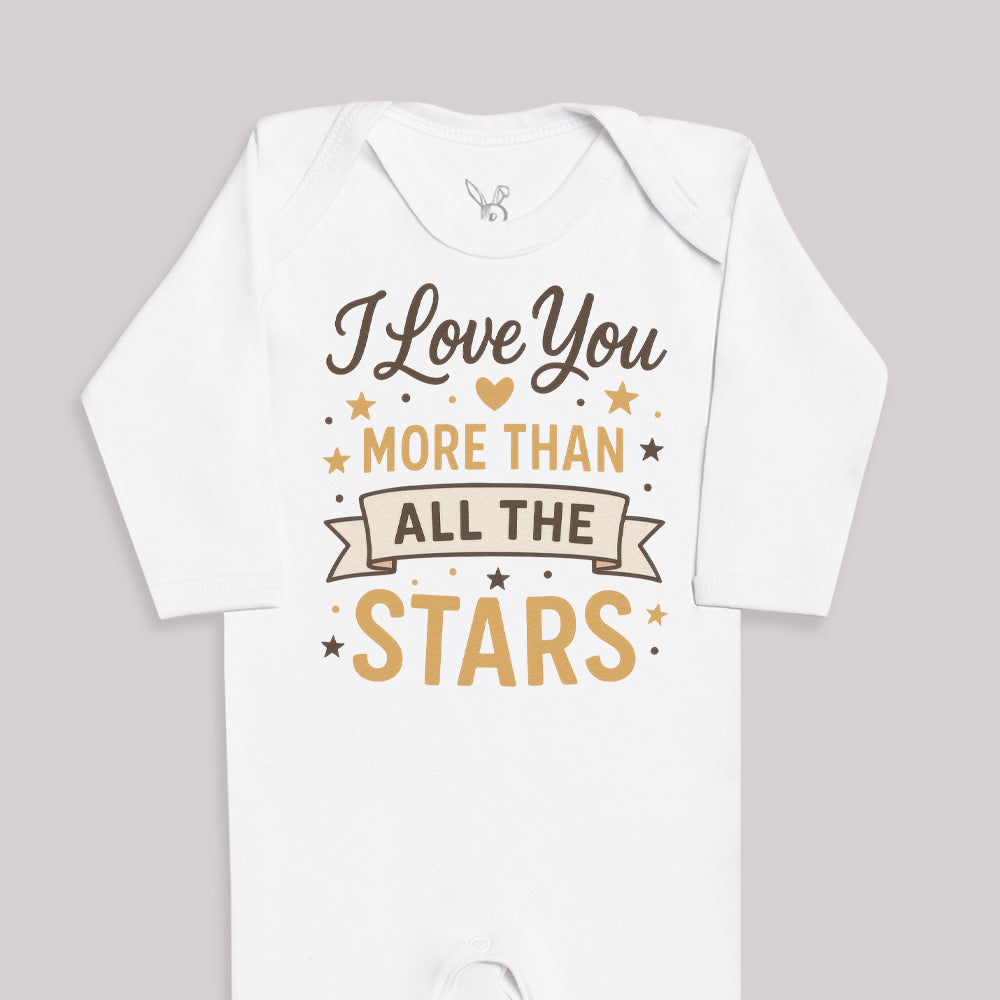 I Love You More Than All The Stars - Baby Bodysuit (Choice of Style)