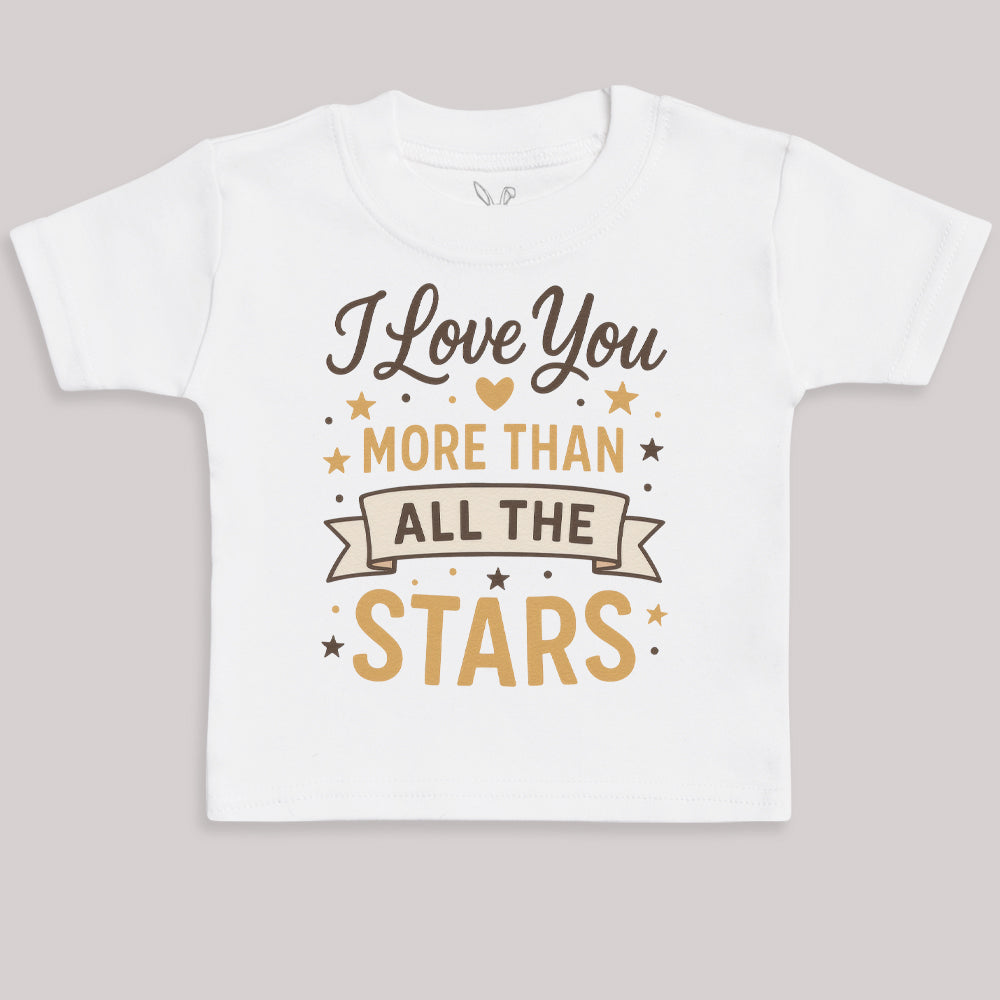 I Love You More Than All The Stars - Baby Bodysuit (Choice of Style)