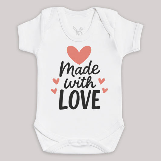 Made With Love - Baby Bodysuit (Choice of Style)