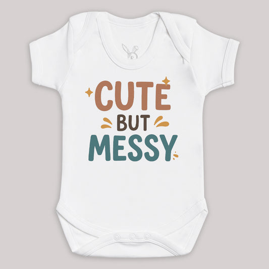 Cute But Messy - Baby Bodysuit (Choice of Style)