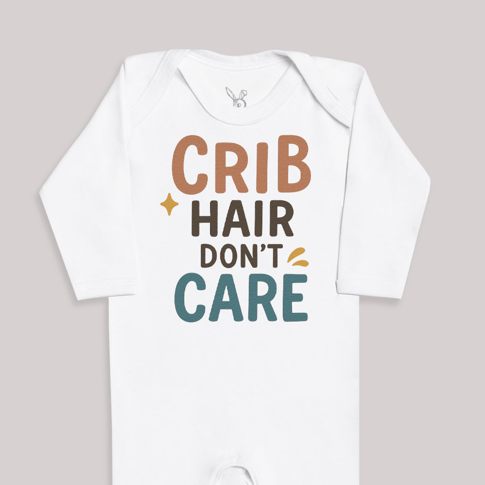 Crib Hair Don't Care - Baby Bodysuit (Choice of Style)