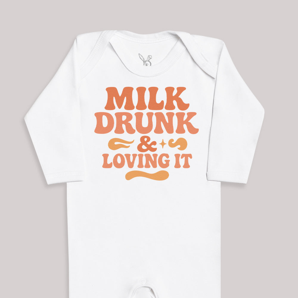 Milk Drunk And Loving It - Baby Bodysuit (Choice of Style)