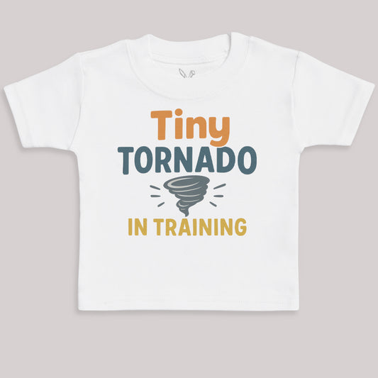 Tiny Tornado In Training - Baby Bodysuit (Choice of Style)