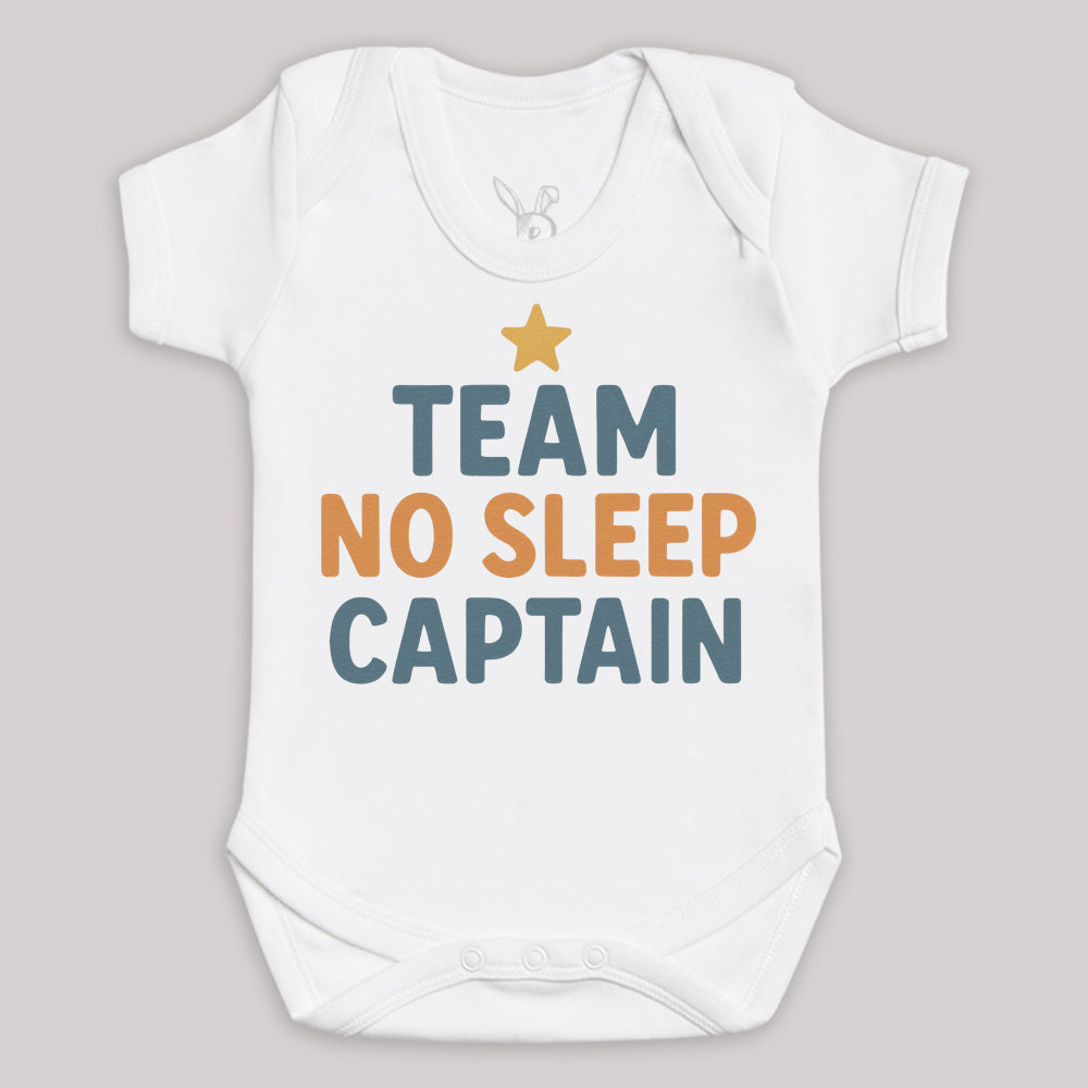 Team No Sleep Captain - Baby Bodysuit (Choice of Style)