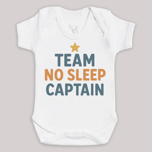 Team No Sleep Captain - Baby Bodysuit (Choice of Style)