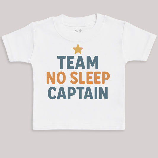 Team No Sleep Captain - Baby Bodysuit (Choice of Style)