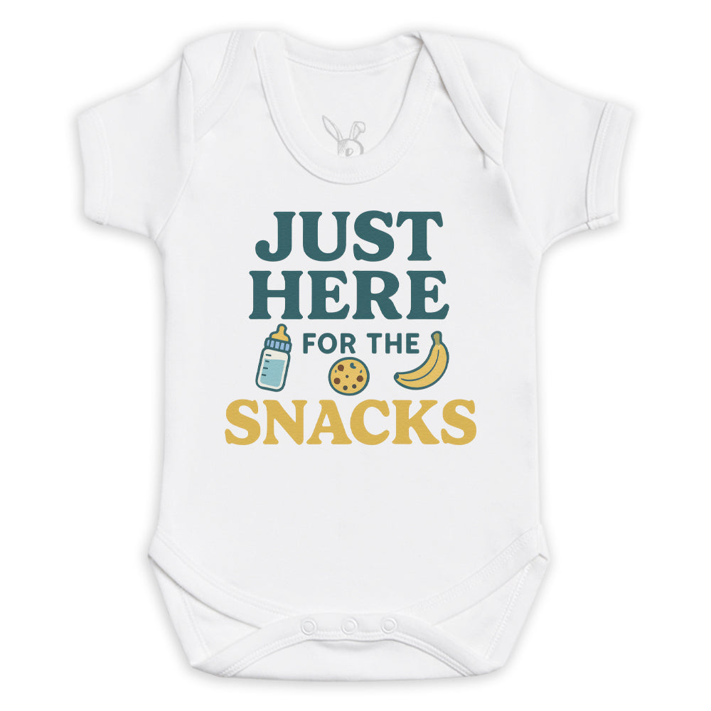 Just Here For The Snacks - Baby Bodysuit (Choice of Style)
