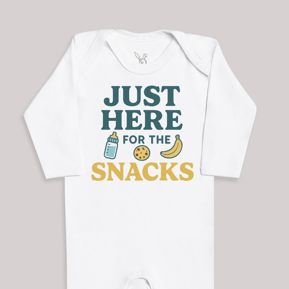Just Here For The Snacks - Baby Bodysuit (Choice of Style)
