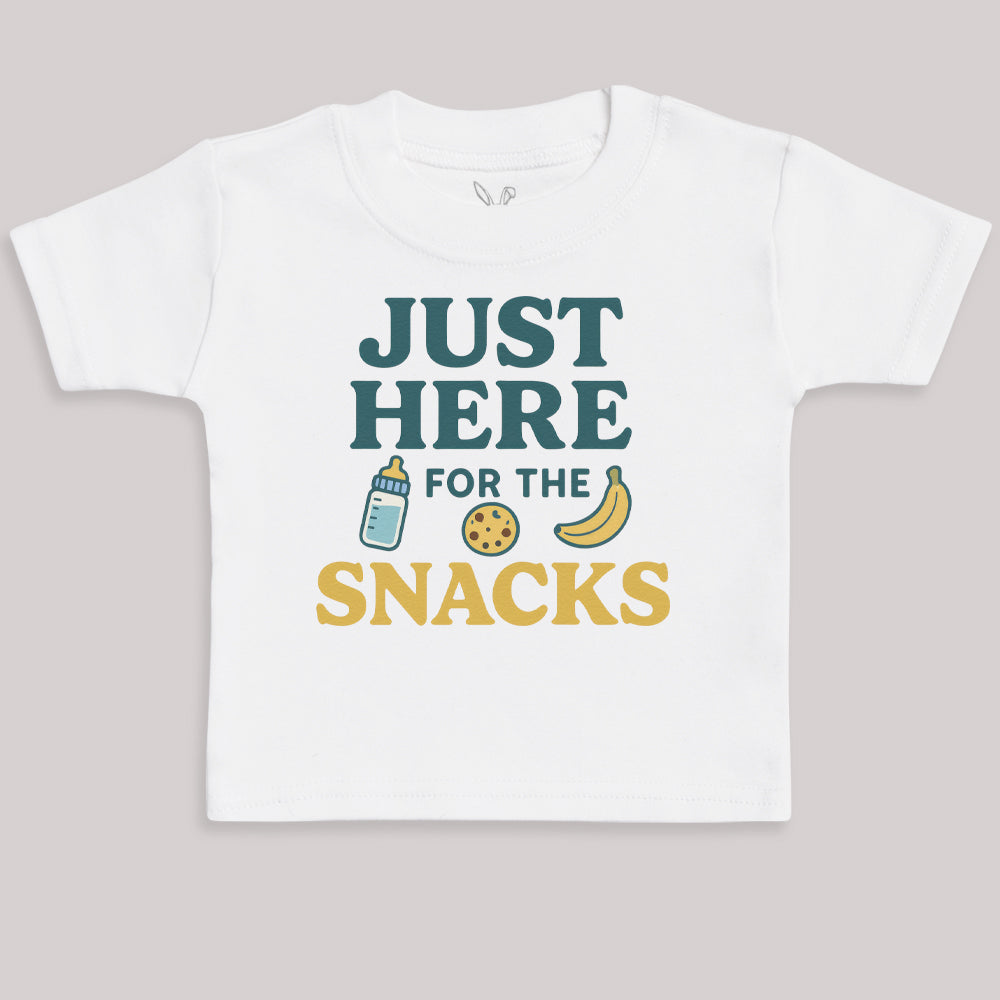 Just Here For The Snacks - Baby Bodysuit (Choice of Style)