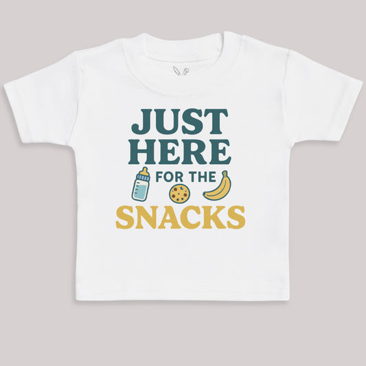Just Here For The Snacks - Baby Bodysuit (Choice of Style)