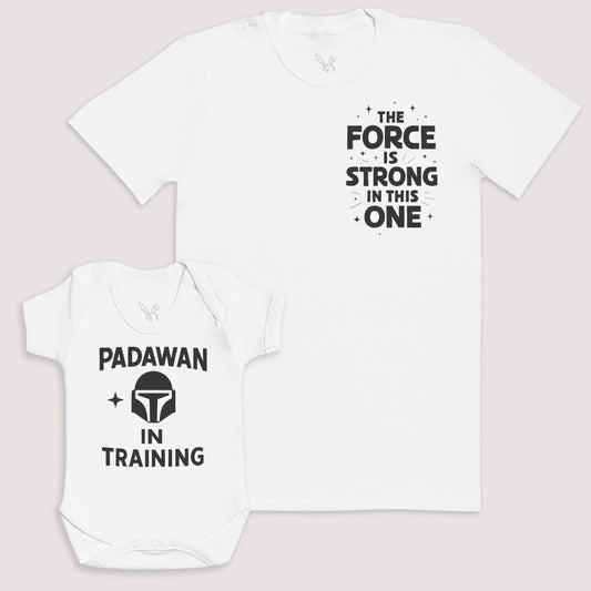 Padawan In Training - Baby Gift Set - Baby Bodysuit Gift Set