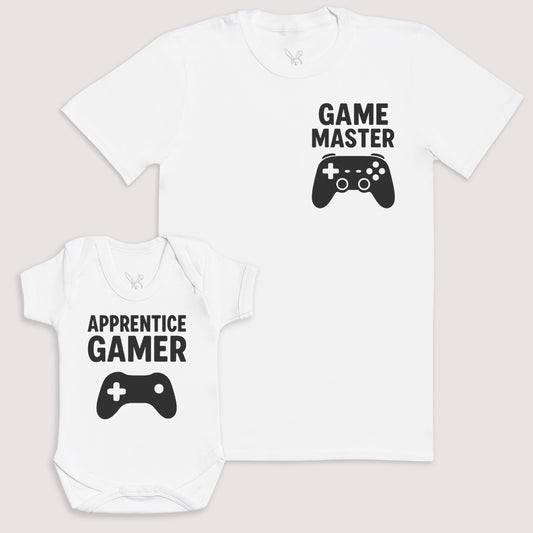 Apprentice Gamer - Baby Gift Set - Baby Bodysuit Gift Set
