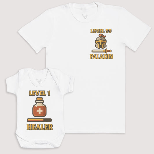 Level 1 Healer - Baby Gift Set - Baby Bodysuit Gift Set