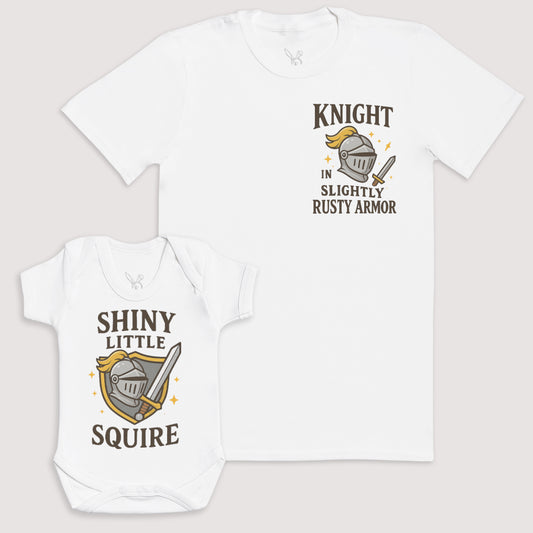 Shiny Little Squire - Baby Gift Set - Baby Bodysuit Gift Set