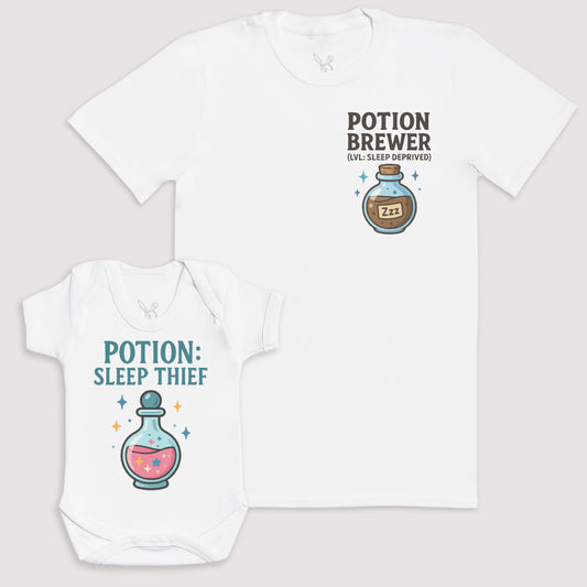 Potion Sleep Thief - Baby Gift Set - Baby Bodysuit Gift Set