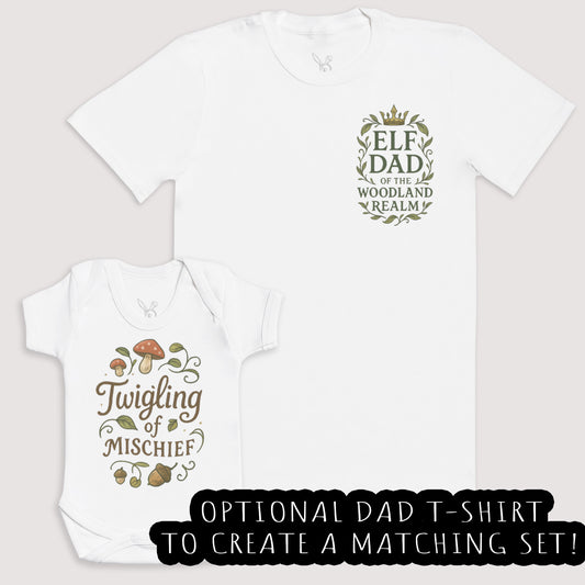 Twigling of Mischief - Baby Gift Set - Baby Bodysuit Gift Set