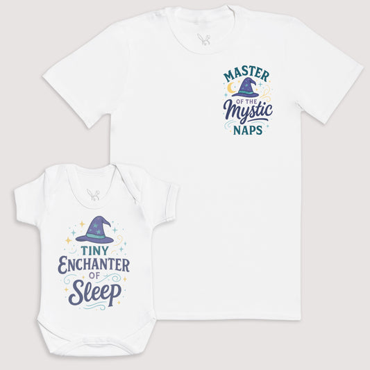 Tiny Enchanter Of Sleep - Baby Gift Set - Baby Bodysuit Gift Set