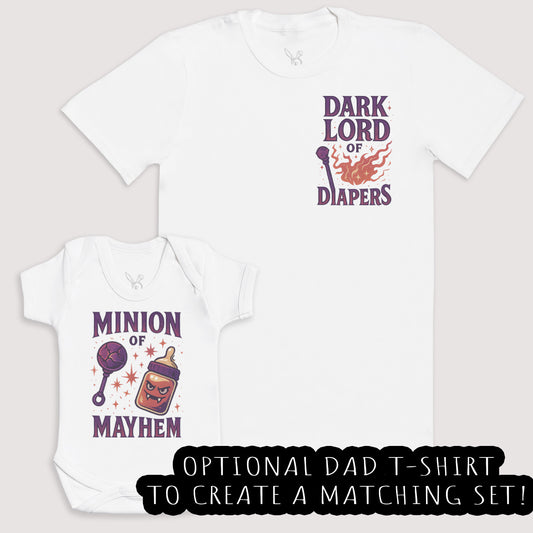 Minion of Mayhem - Baby Gift Set - Baby Bodysuit Gift Set