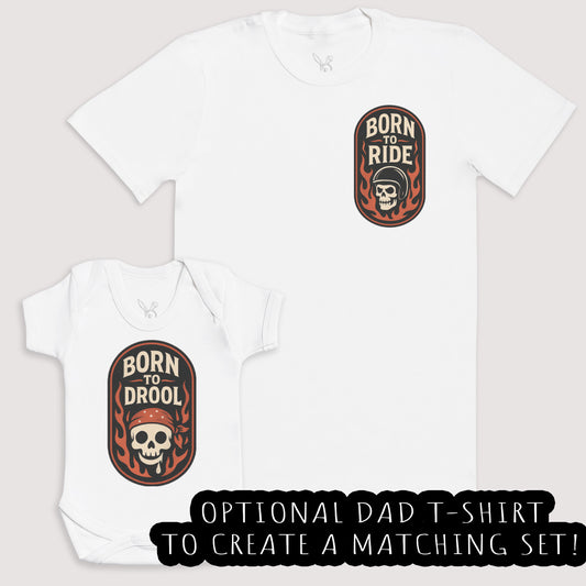 Born To Drool - Baby Gift Set - Baby Bodysuit Gift Set