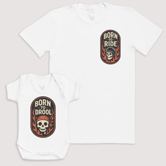 Born To Drool - Baby Gift Set - Baby Bodysuit Gift Set