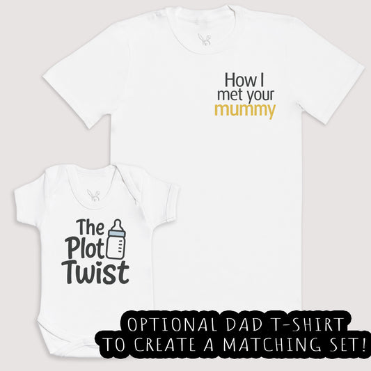 The Plot Twist - Baby Gift Set - Baby Bodysuit Gift Set