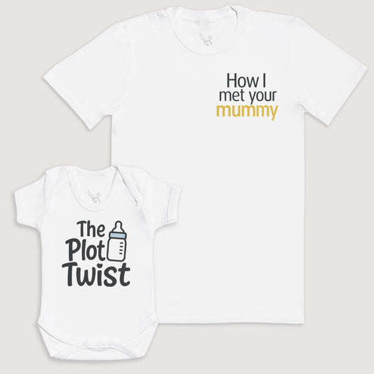 The Plot Twist - Baby Gift Set - Baby Bodysuit Gift Set