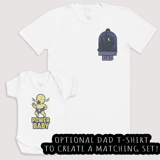 Power Baby - Baby Gift Set - Baby Bodysuit Gift Set