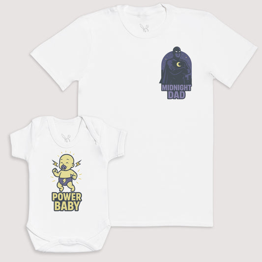 Power Baby - Baby Gift Set - Baby Bodysuit Gift Set