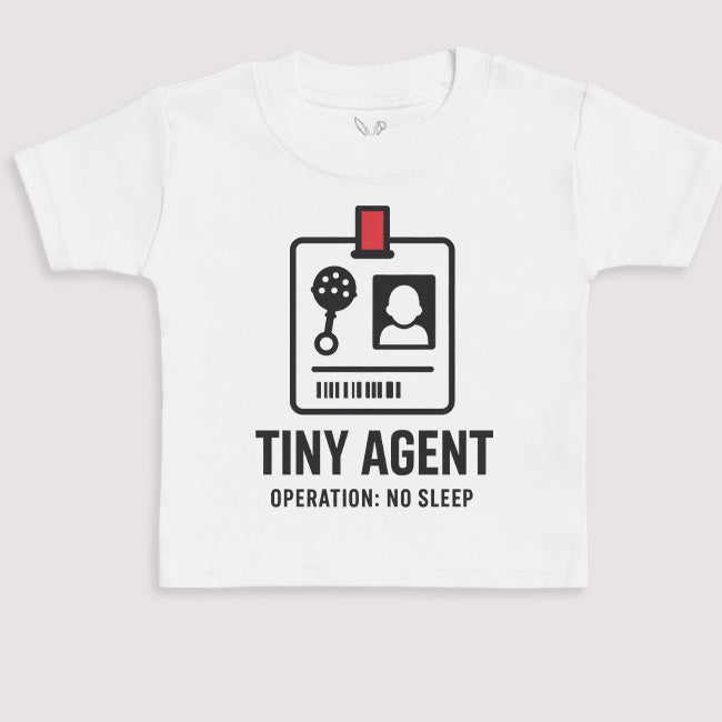 Tiny Agent - Baby Gift Set - Baby Bodysuit Gift Set