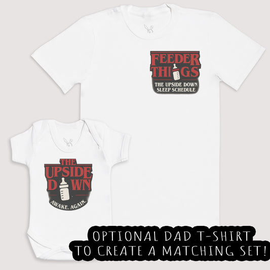 The Upside Down - Baby Gift Set - Baby Bodysuit Gift Set