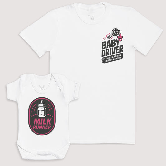 Milk Runner - Baby Gift Set - Baby Bodysuit Gift Set