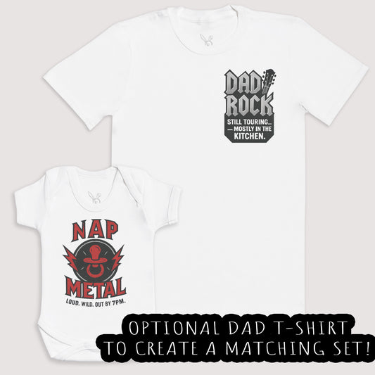 Nap Metal - Baby Gift Set - Baby Bodysuit Gift Set