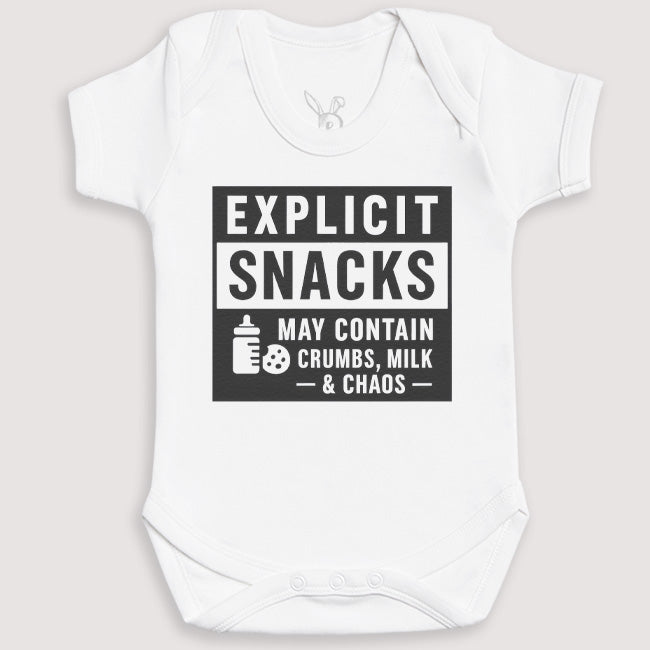 Explicit Snacks - Baby Gift Set - Baby Bodysuit Gift Set