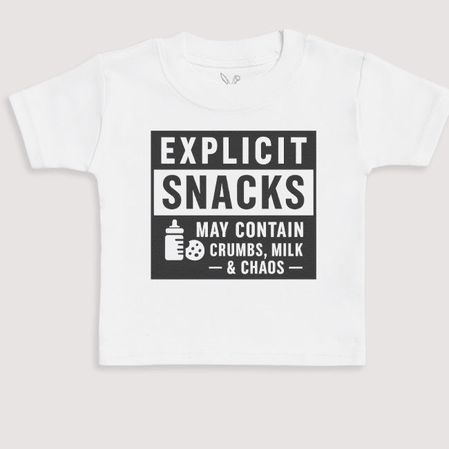 Explicit Snacks - Baby Gift Set - Baby Bodysuit Gift Set
