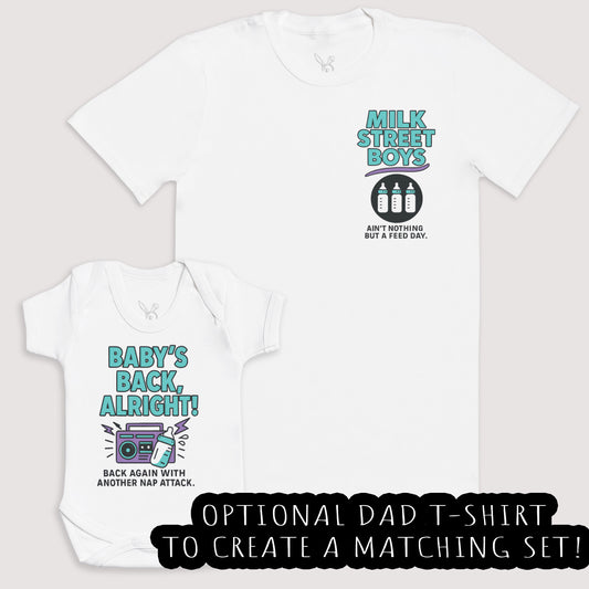 Baby's Back Alright - Baby Gift Set - Baby Bodysuit Gift Set