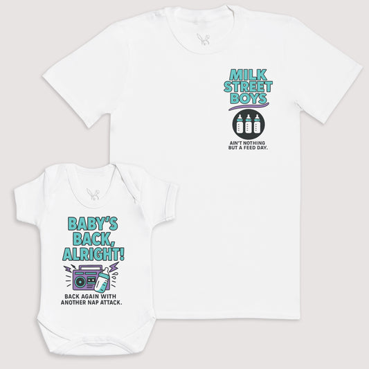 Baby's Back Alright - Baby Gift Set - Baby Bodysuit Gift Set