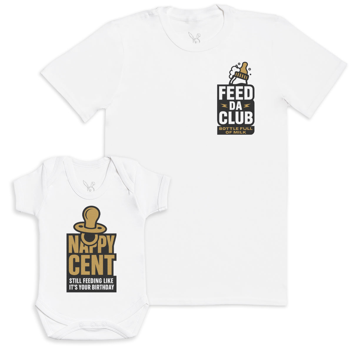 Nappy Cent - Baby Gift Set - Baby Bodysuit Gift Set