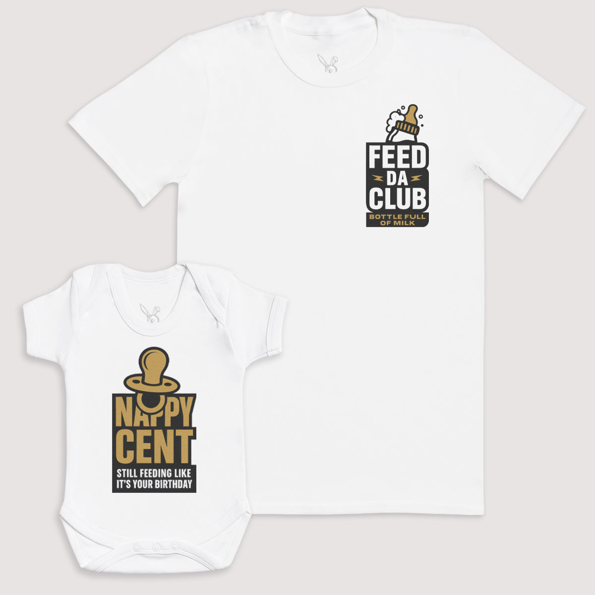 Nappy Cent - Baby Gift Set - Baby Bodysuit Gift Set