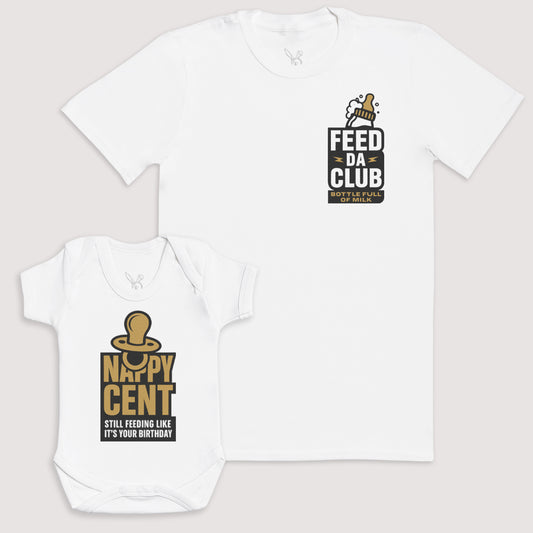 Nappy Cent - Baby Gift Set - Baby Bodysuit Gift Set