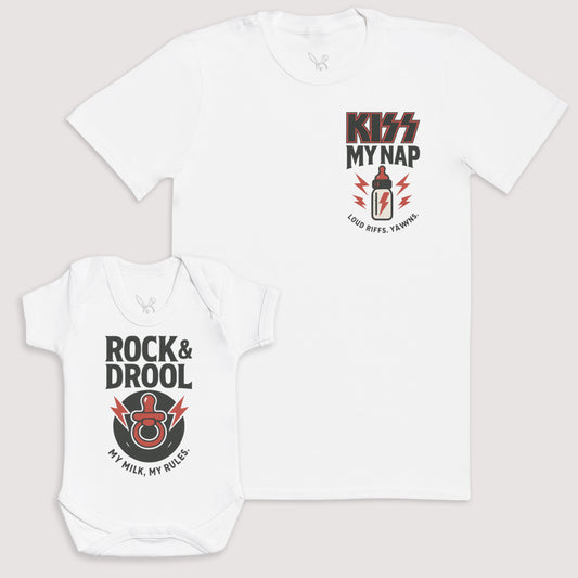 Rock And Drool - Baby Gift Set - Baby Bodysuit Gift Set