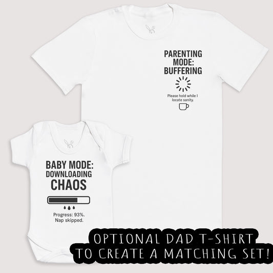 Baby Mode Downloading - Baby Gift Set - Baby Bodysuit Gift Set