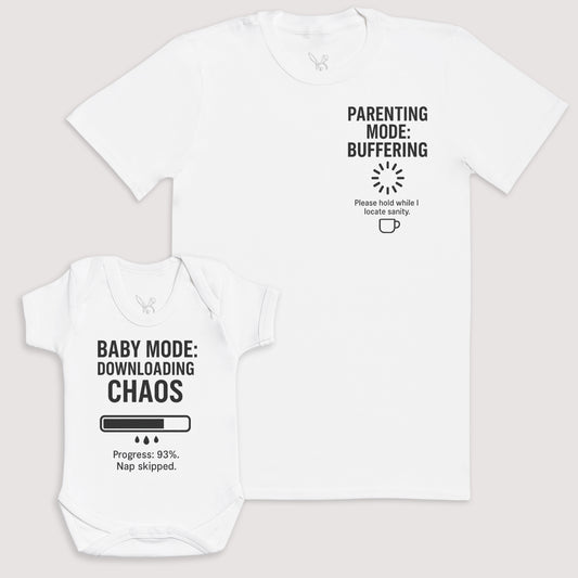 Baby Mode Downloading - Baby Gift Set - Baby Bodysuit Gift Set