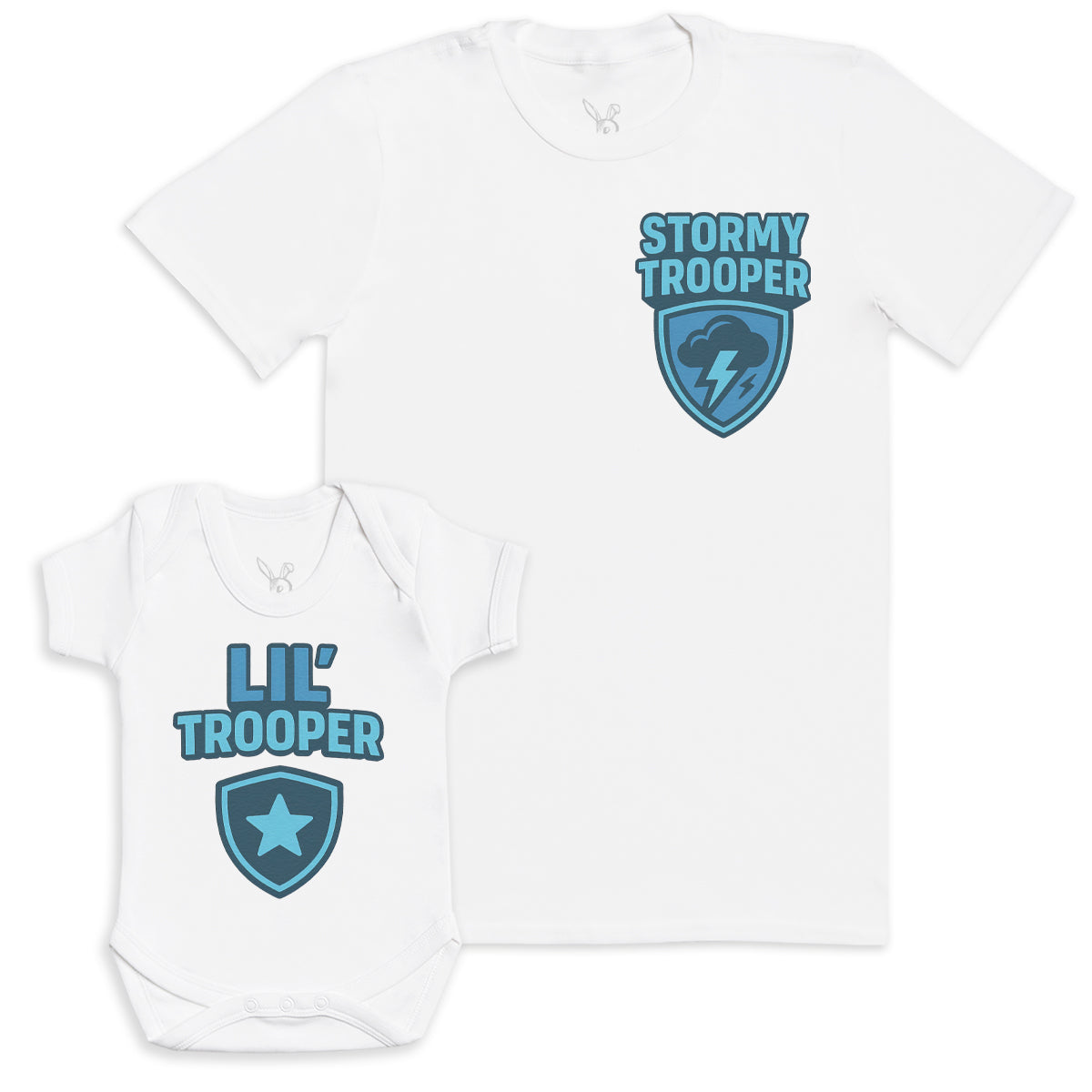 Lil' Trooper - Baby Gift Set - Baby Bodysuit Gift Set
