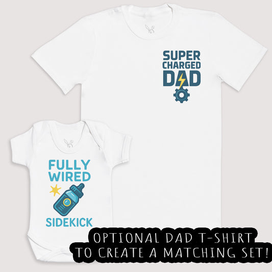 Fully Wired Sidekick - Baby Gift Set - Baby Bodysuit Gift Set