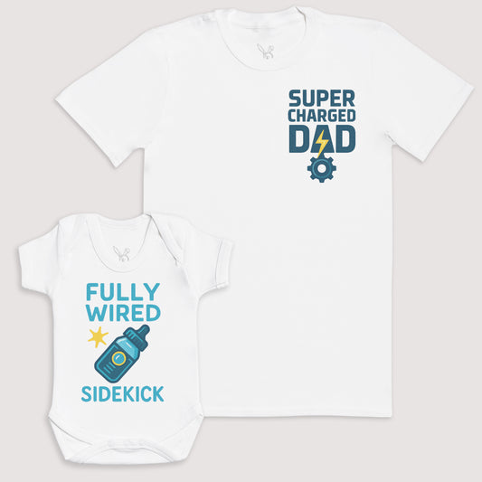 Fully Wired Sidekick - Baby Gift Set - Baby Bodysuit Gift Set