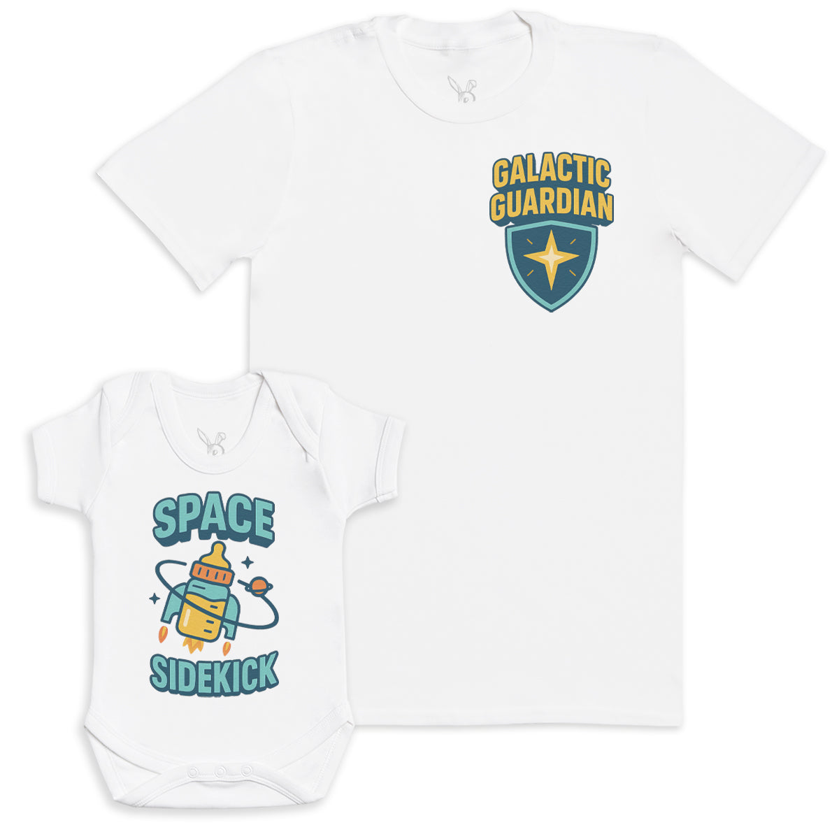 Space Sidekick - Baby Gift Set - Baby Bodysuit Gift Set