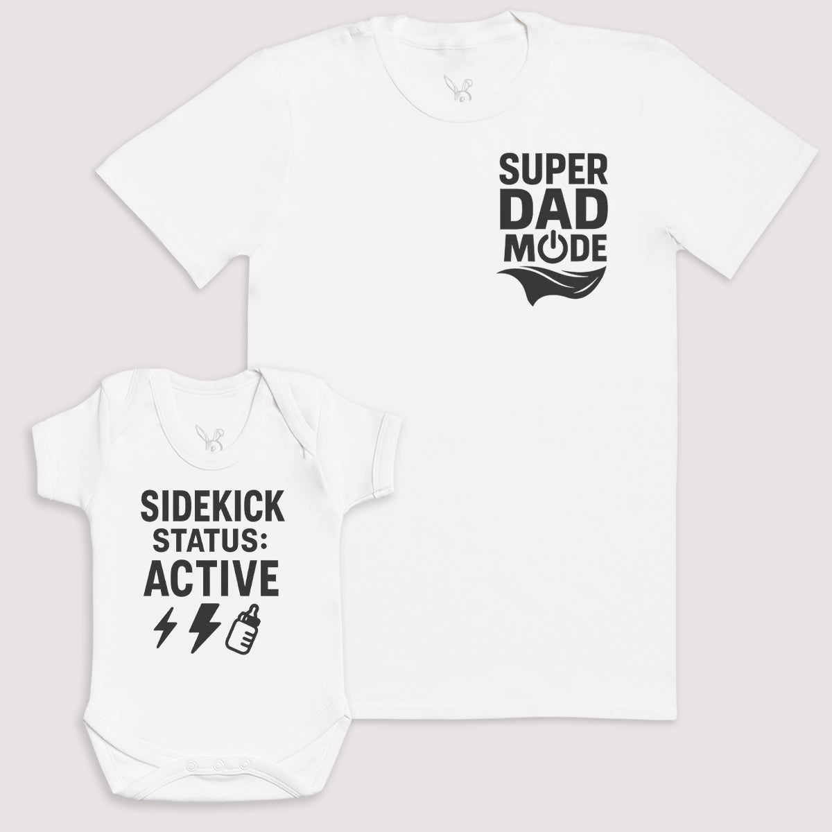 Sidekick Status Active - Baby Gift Set - Baby Bodysuit Gift Set