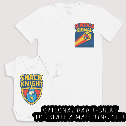 Snack Knight - Baby Gift Set - Baby Bodysuit Gift Set