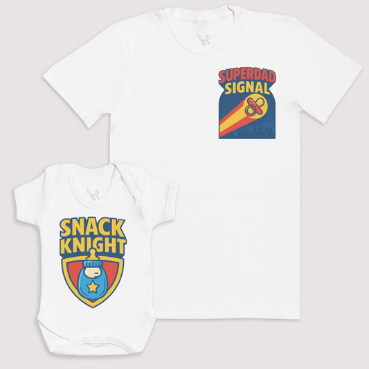 Snack Knight - Baby Gift Set - Baby Bodysuit Gift Set